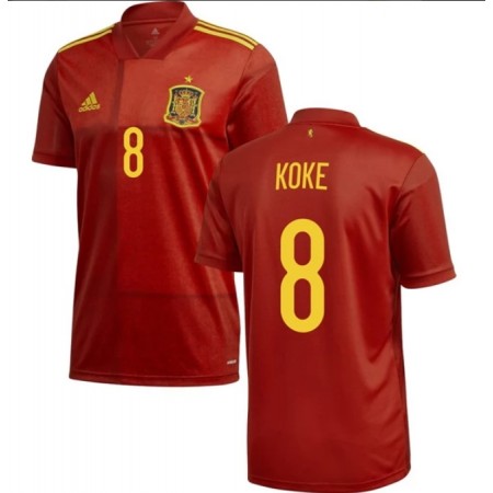 Spanje Koke 8 Thuisshirt EK 2020
